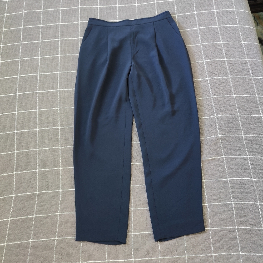 Lafayette 148 New York Navy Trousers|M
